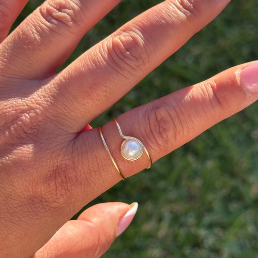 Pearl Wrap Ring
