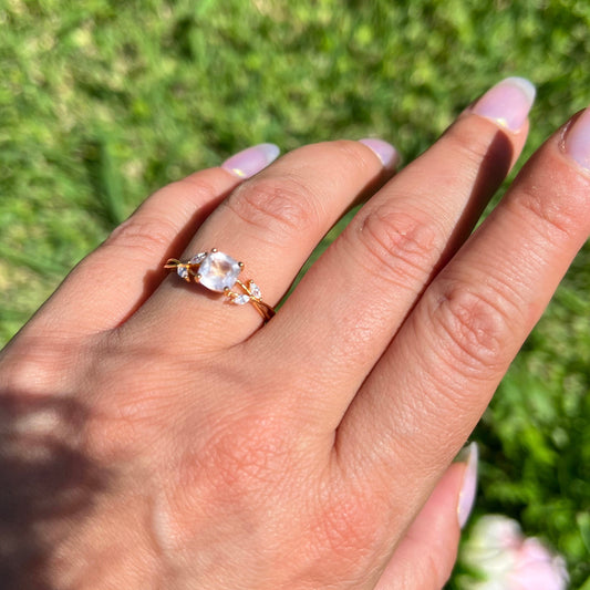 Healing Rose Quartz RING