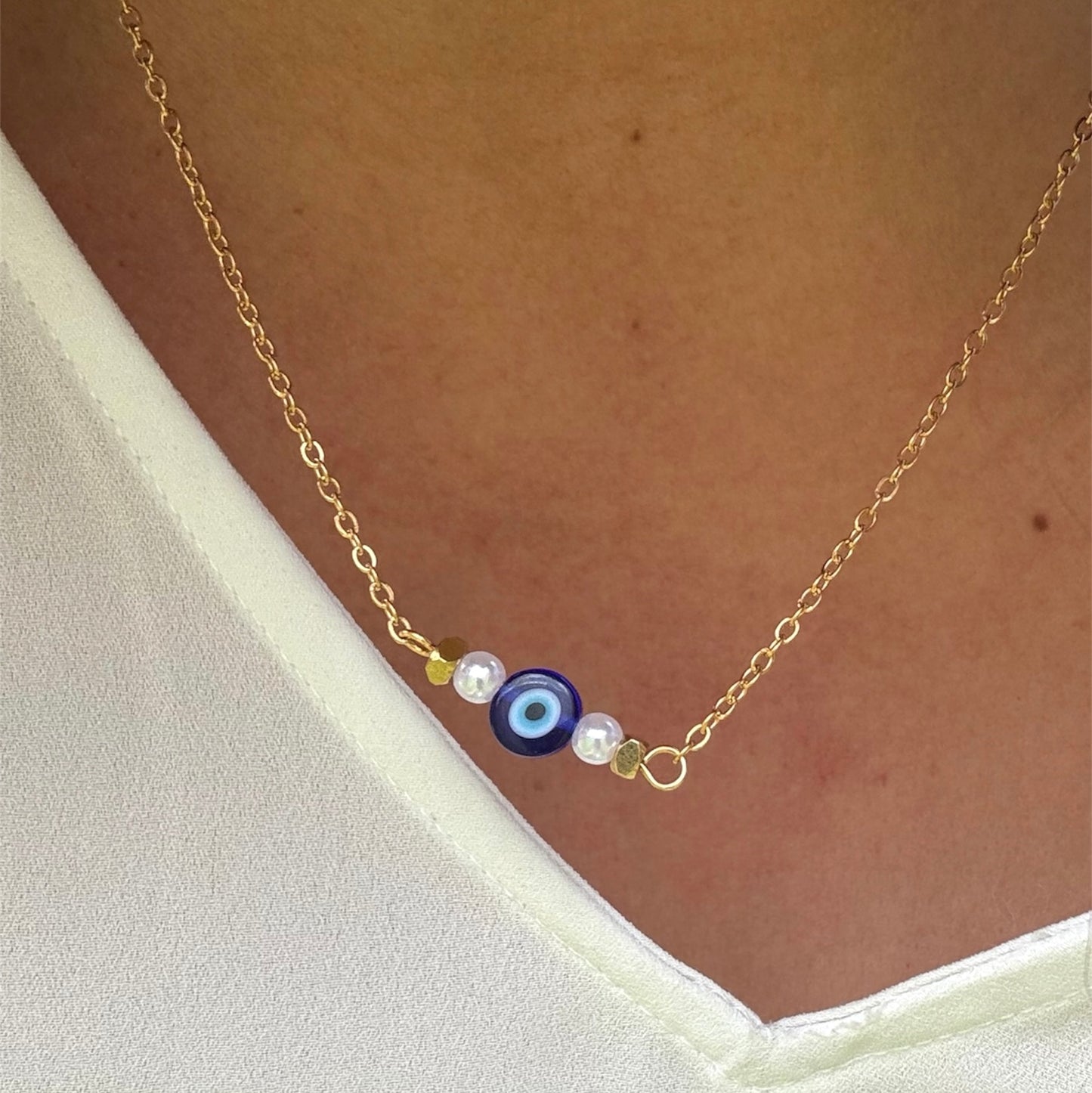 Handmade Evil Eye BEAD Necklace
