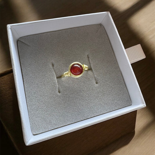 Carnelian Spirit Ring