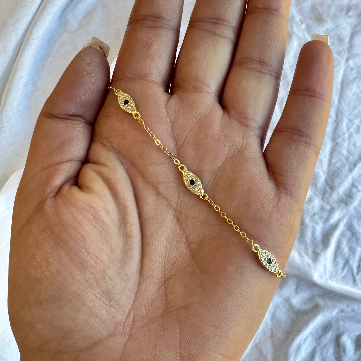 Evil Eye Pavé Bracelet