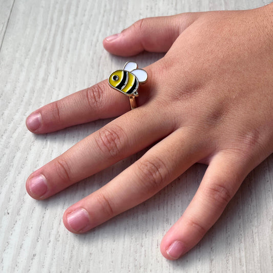 Bubbly Bee Spinner Ring