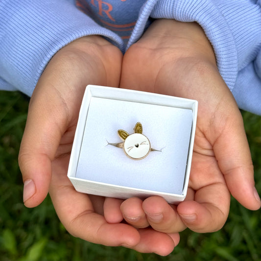 Brave Bunny Spinner Rings
