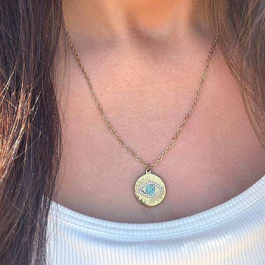 Evil Eye Charm Necklace