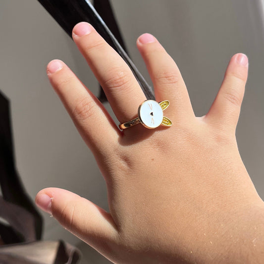 Brave Bunny Spinner Rings