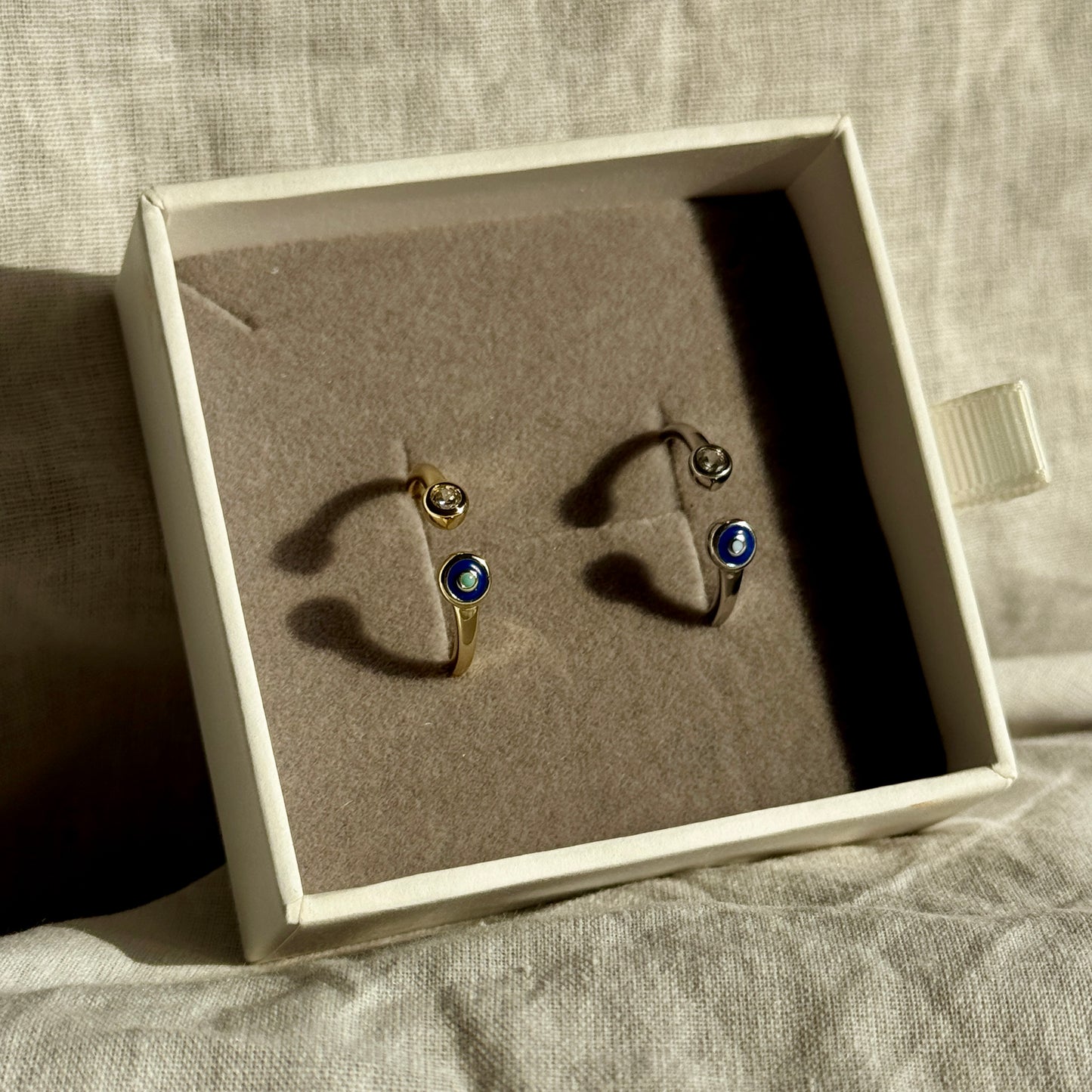 Evil Eye Open Ring