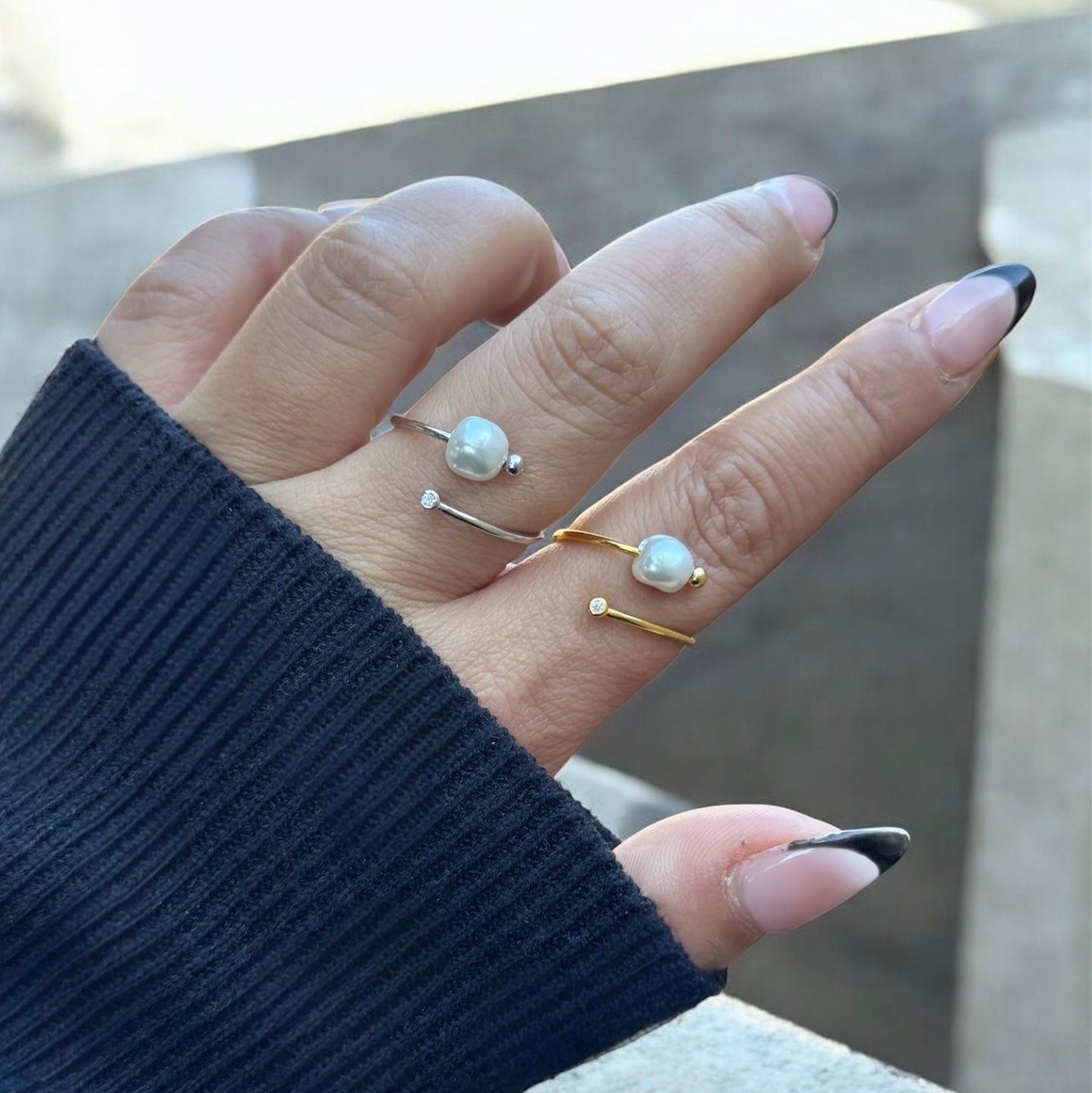 Sterling Pearl RING