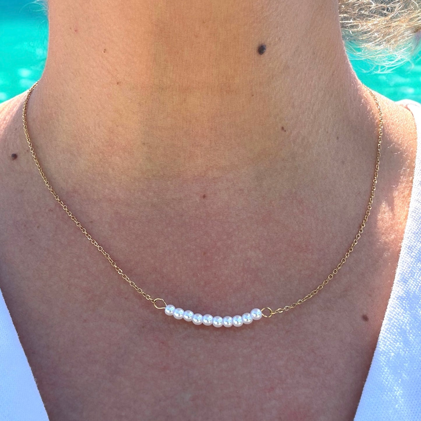 Handmade ‘Calm’ Pearl Necklace