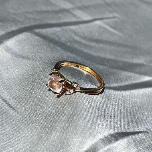 Healing Rose Quartz RING