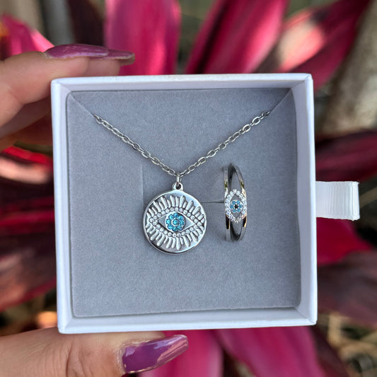 Christmas Evil Eye Charm Set