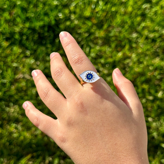 Kids Evil Eye Spinner Ring