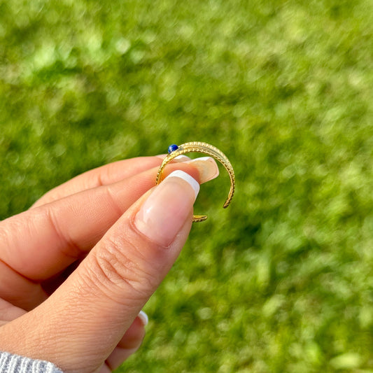 Lapis Lazuli Stacker Ring