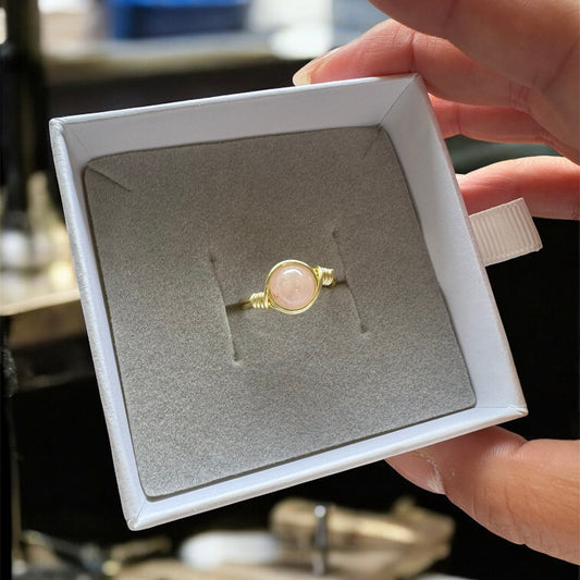 Rose Quartz Spirit Ring