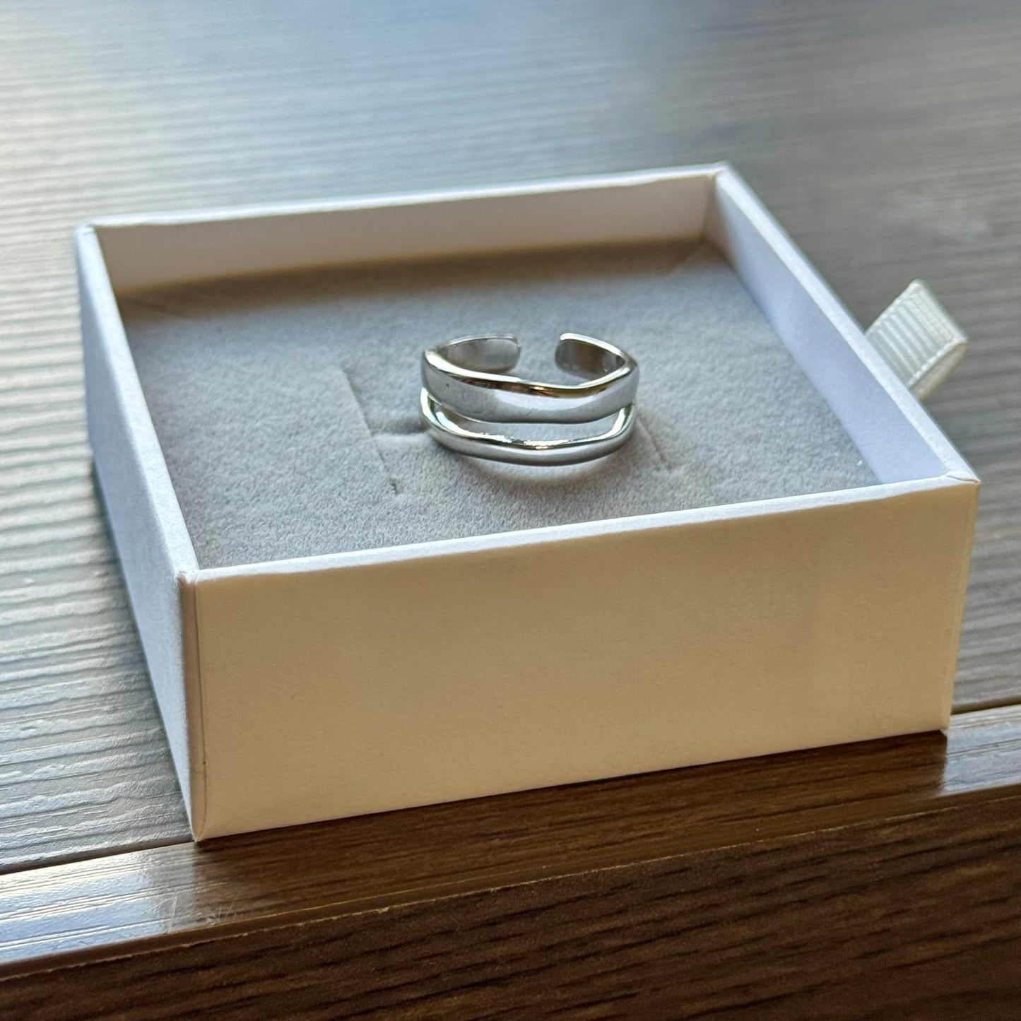Double Band Sterling Ring