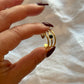 Black Obsidian Stacker Ring