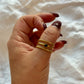 Black Obsidian Stacker Ring