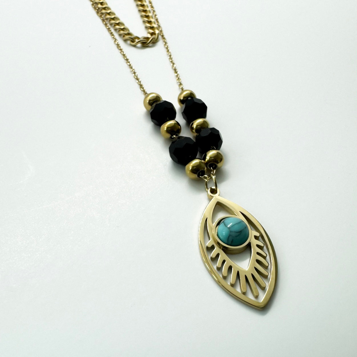 Evil Eye Turquoise Necklace