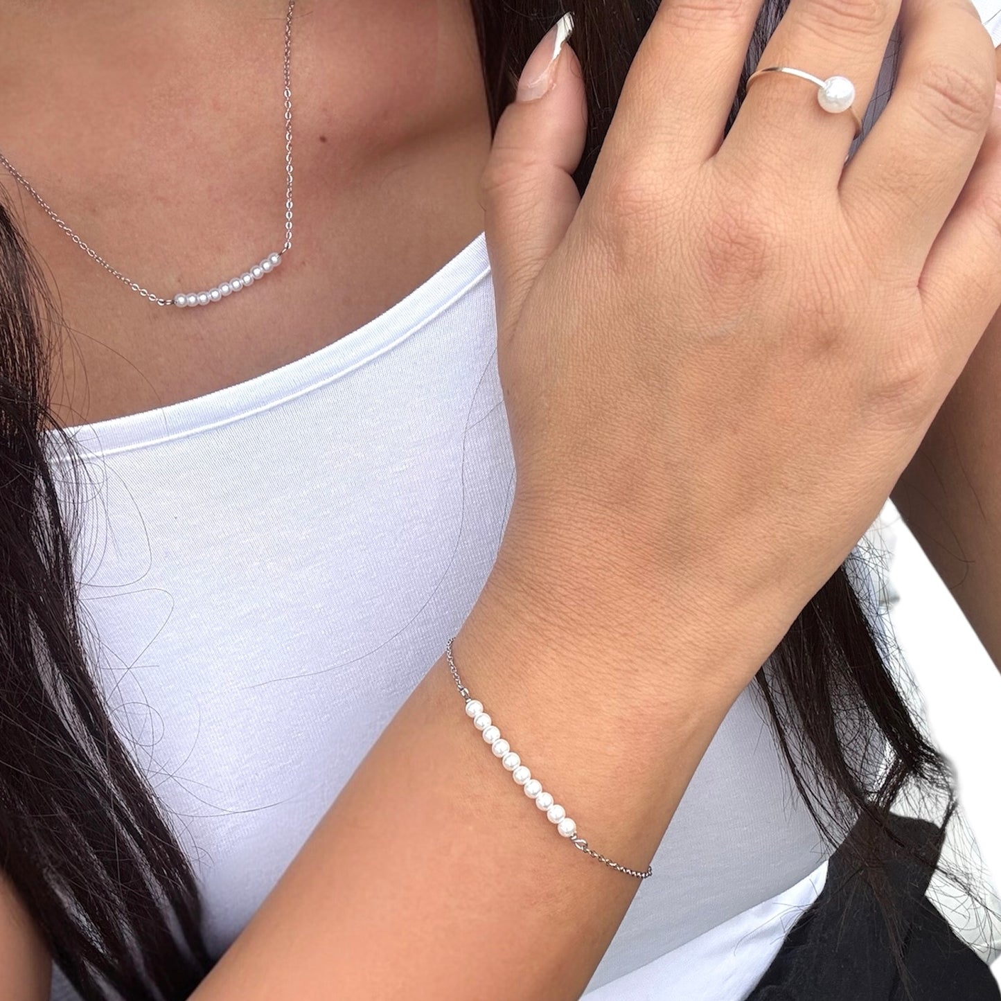 Handmade ‘Calm’ Pearl Bracelet