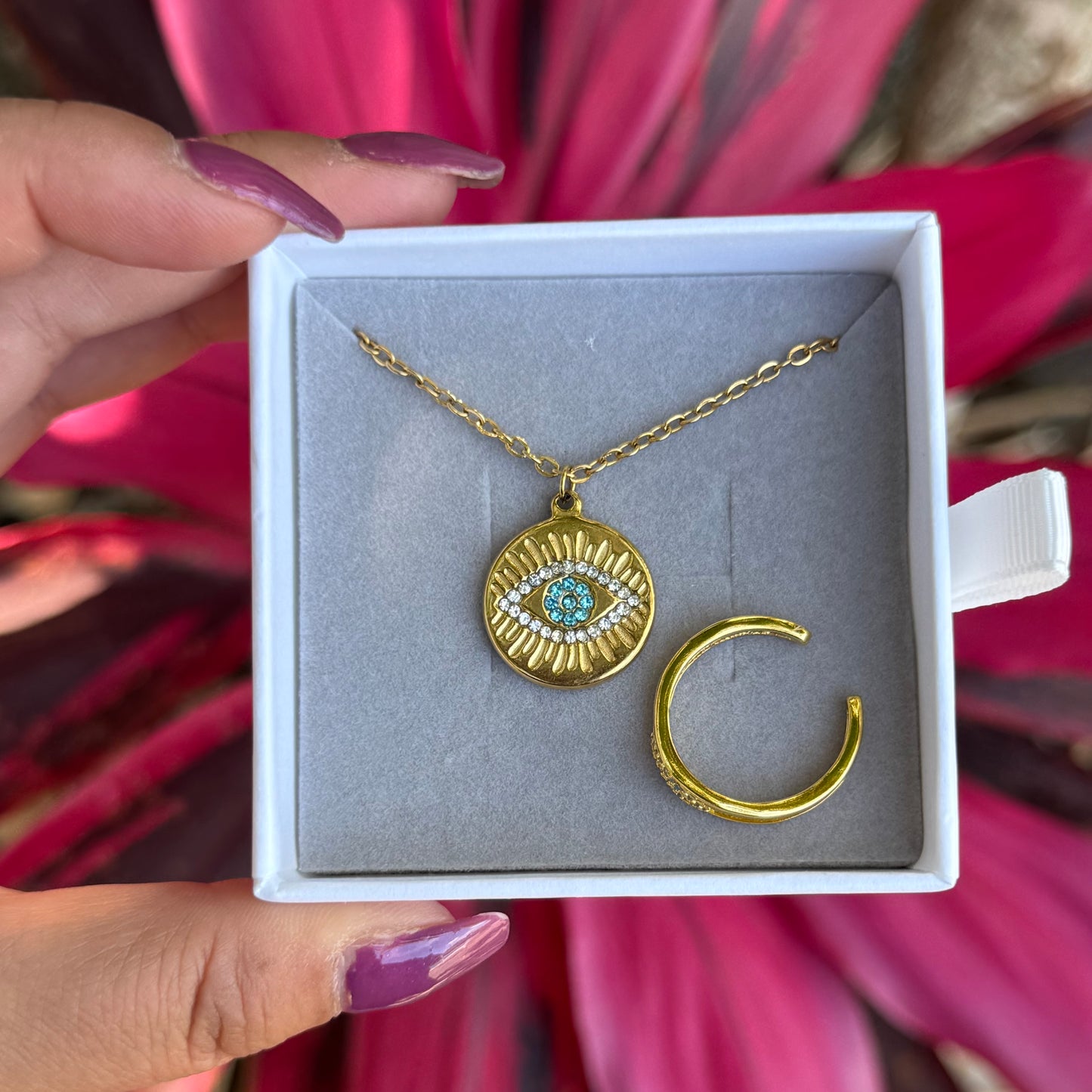 Christmas Evil Eye Charm Set