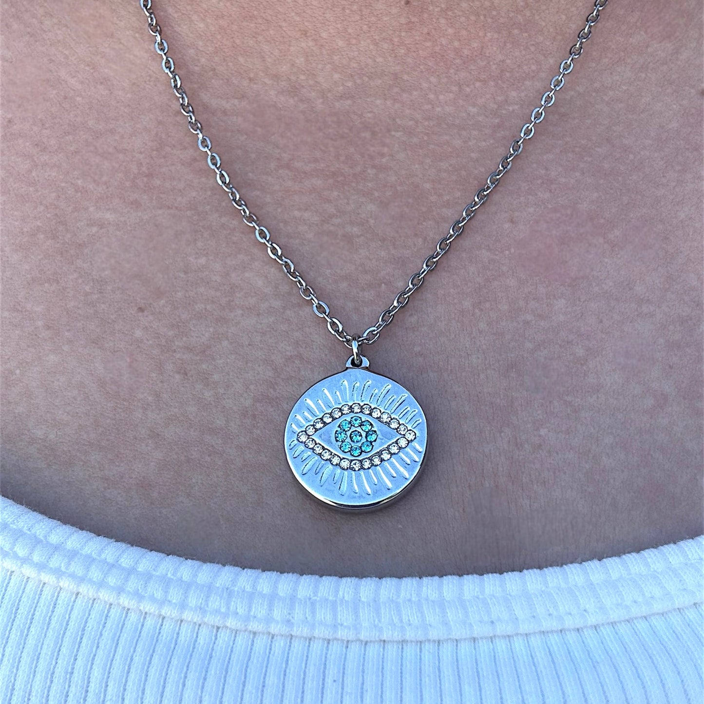 Evil Eye Charm Necklace