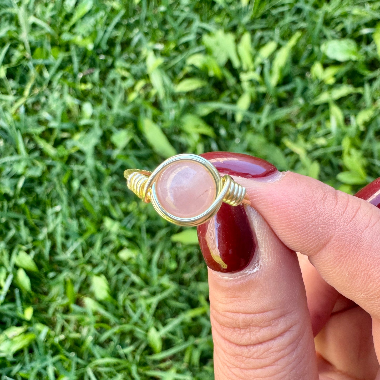 Rose Quartz Spirit Ring