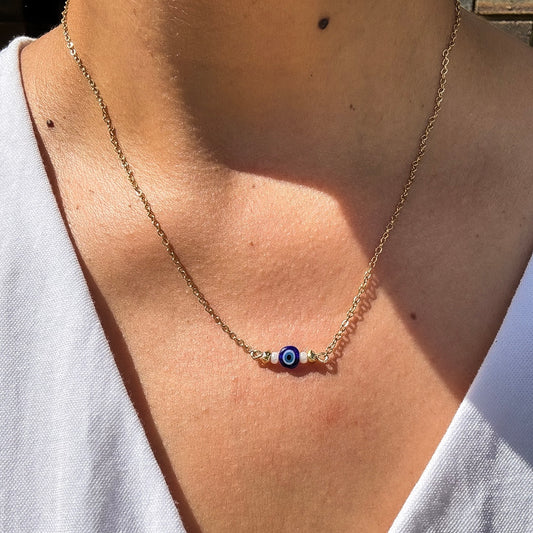 Handmade Evil Eye BEAD Necklace