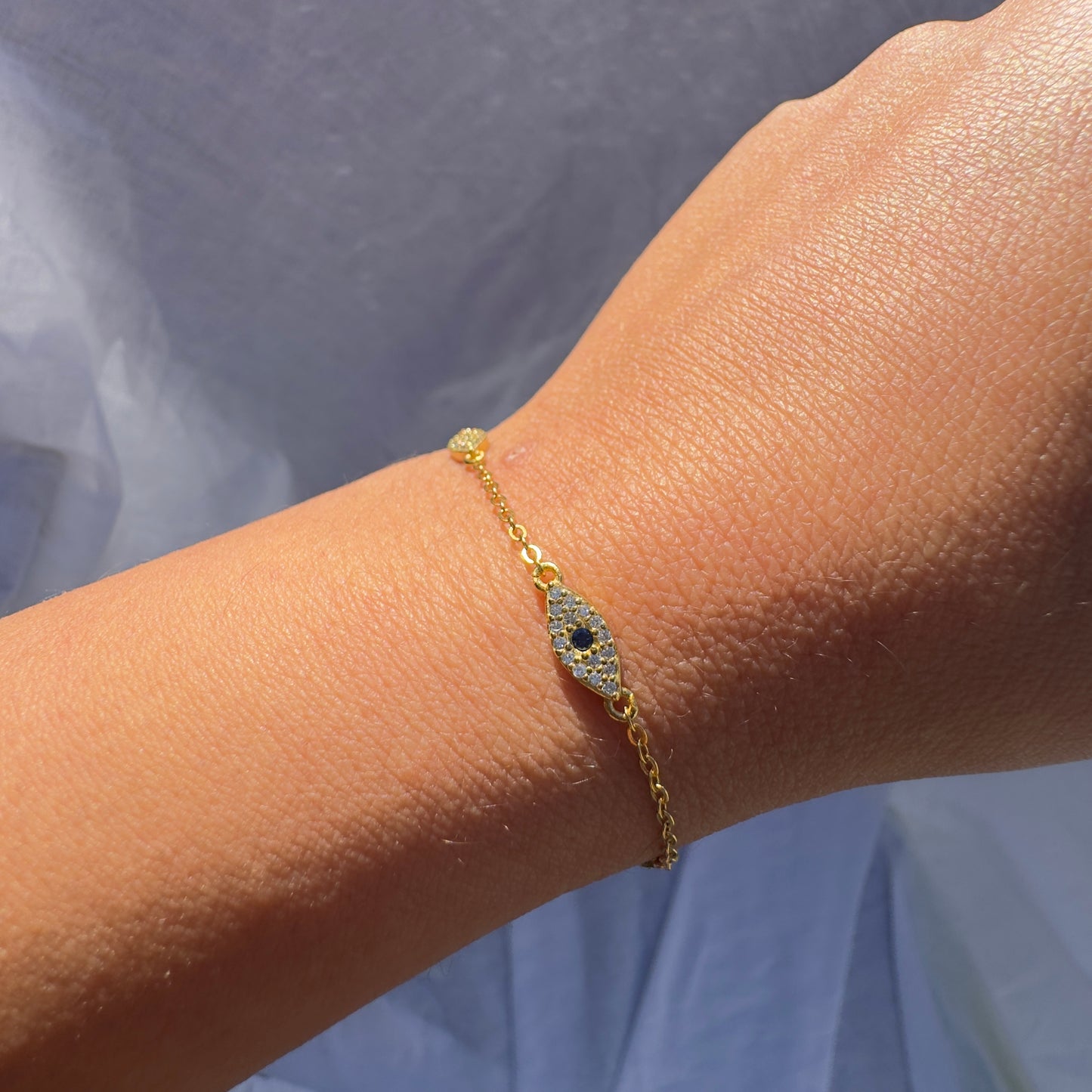 Evil Eye Pavé Bracelet