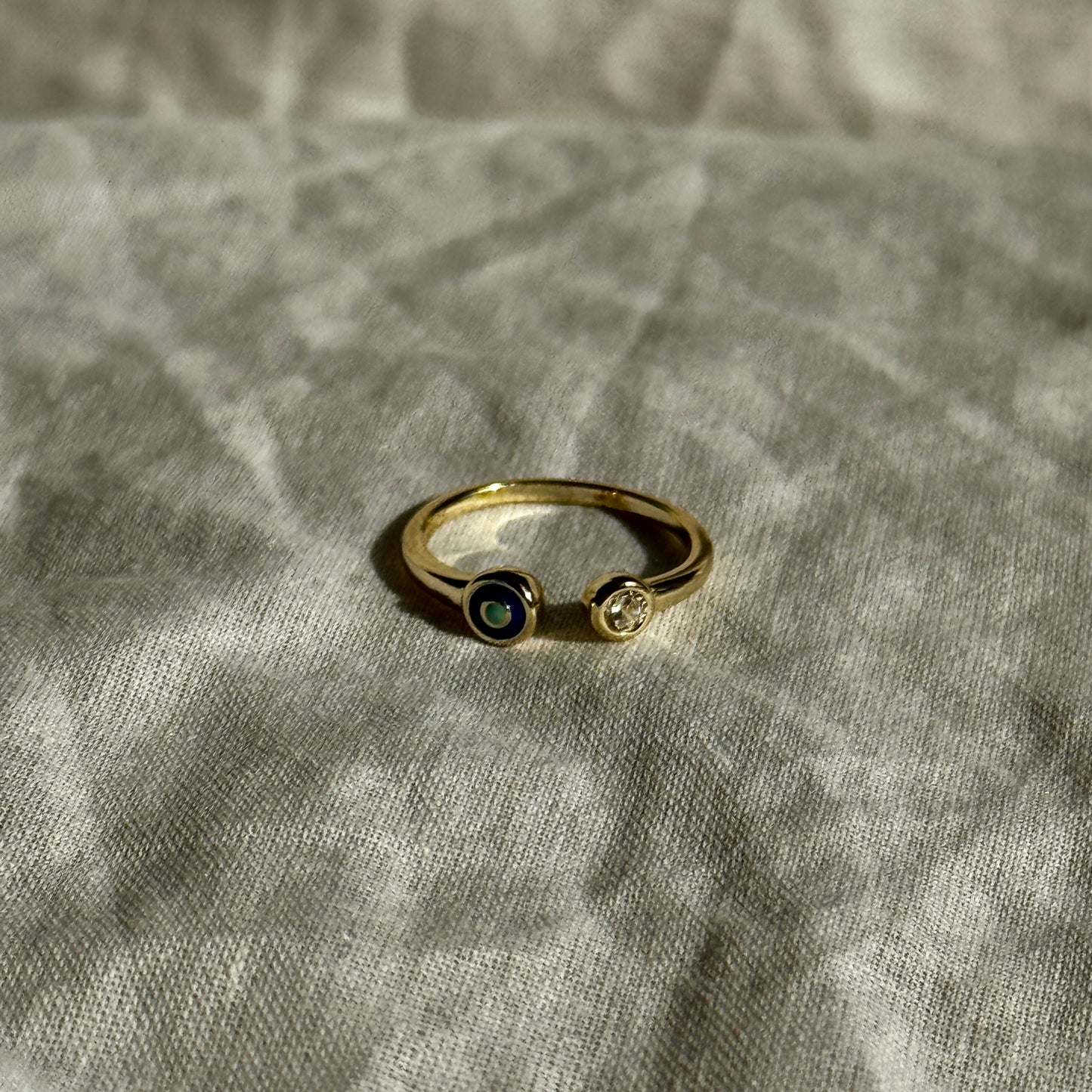 Evil Eye Open Ring