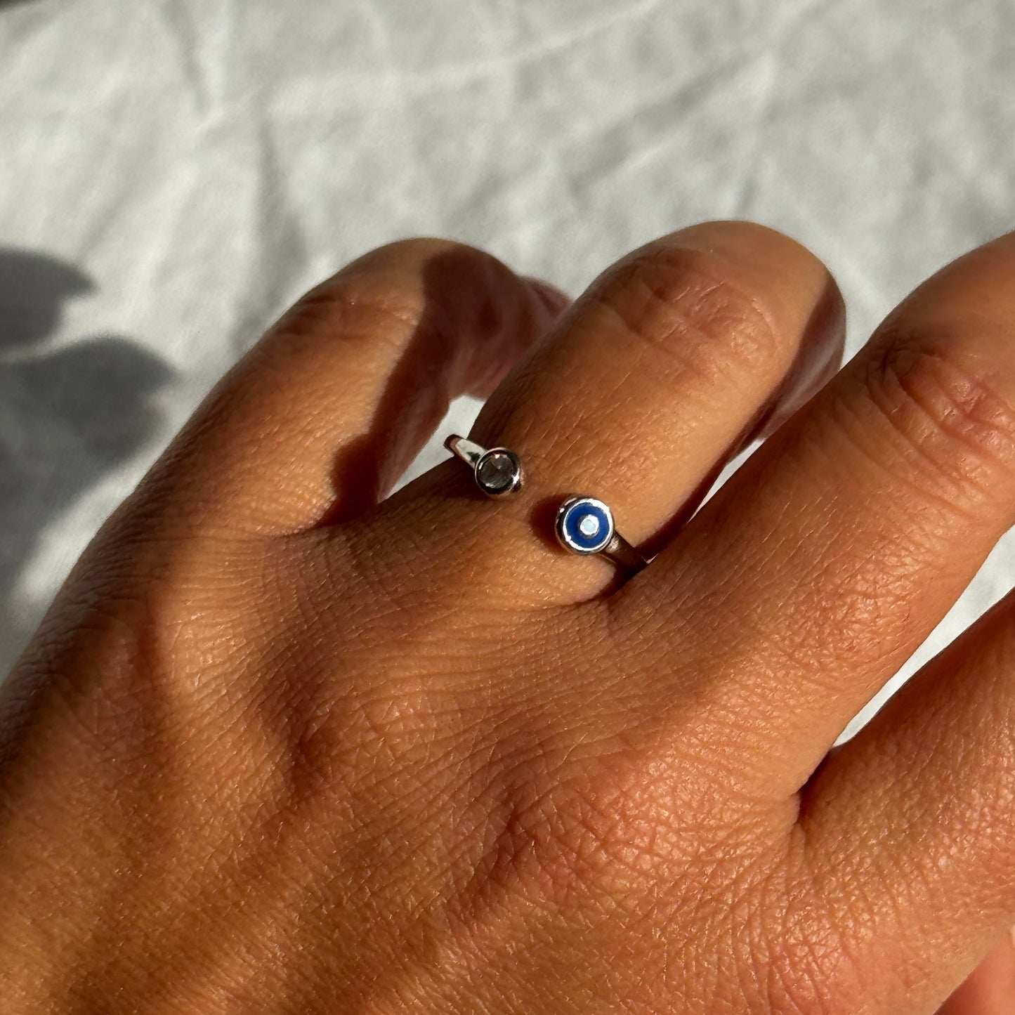 Evil Eye Open Ring