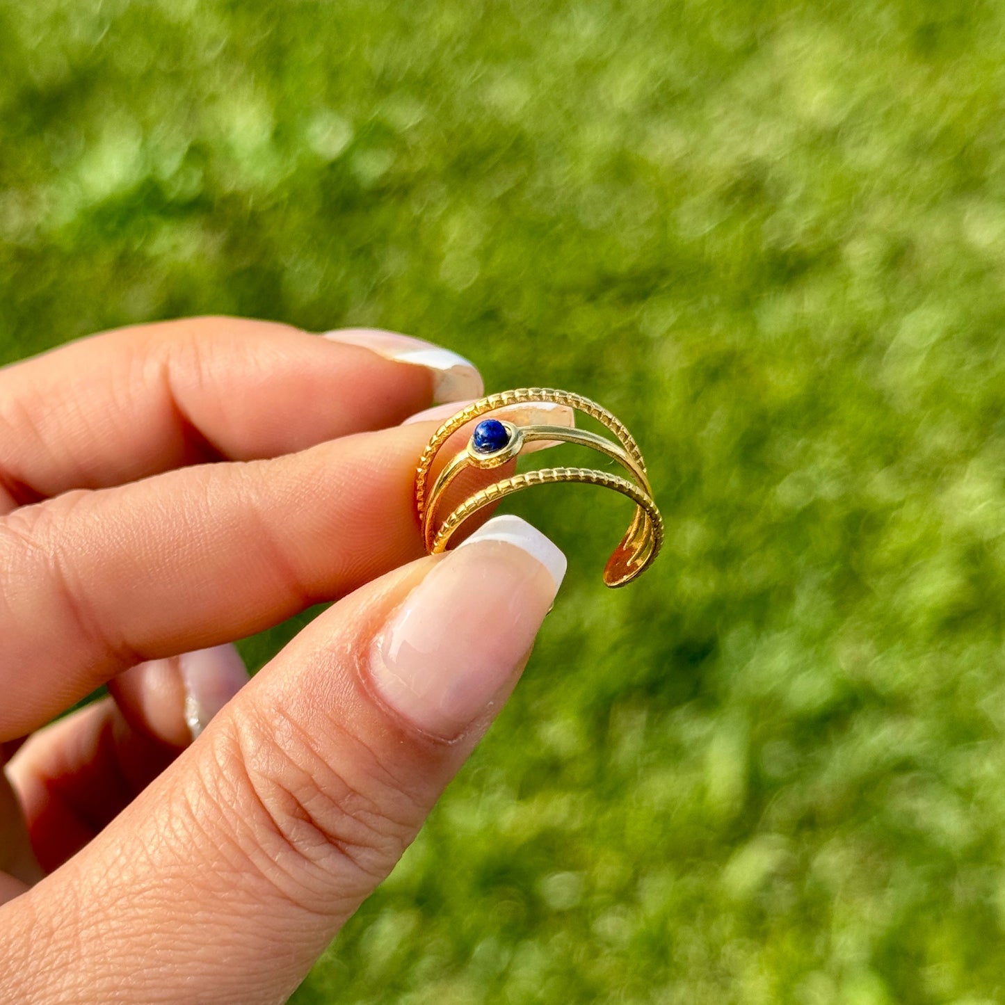 Lapis Lazuli Stacker Ring