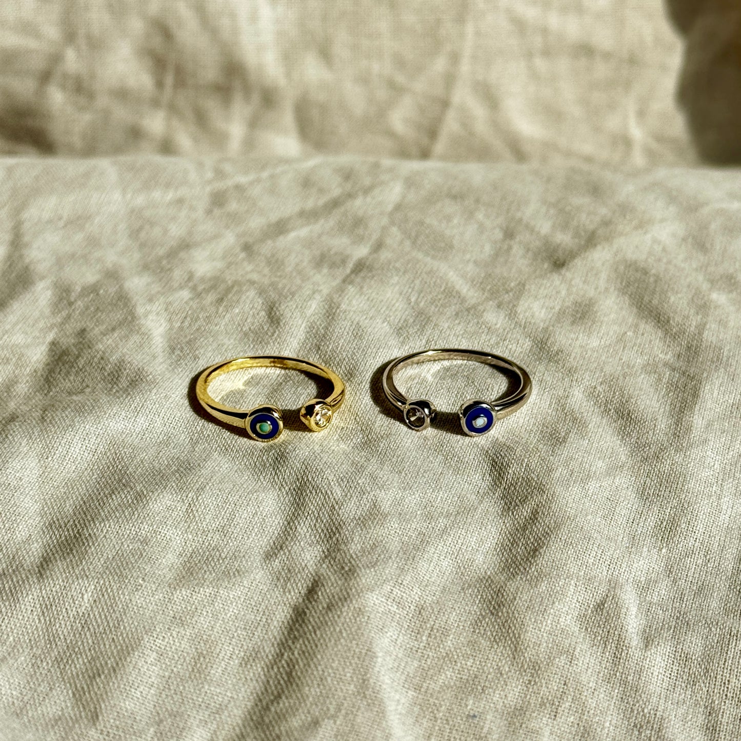 Evil Eye Open Ring