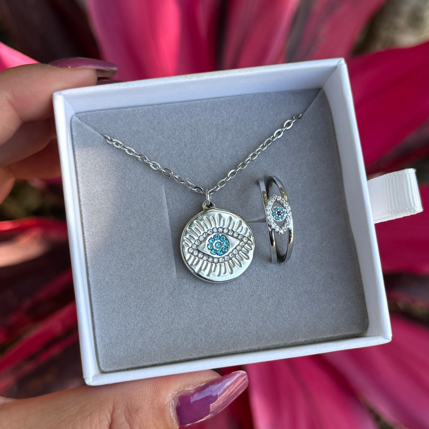 Christmas Evil Eye Charm Set