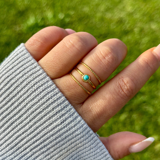 Turquoise Stacker Ring