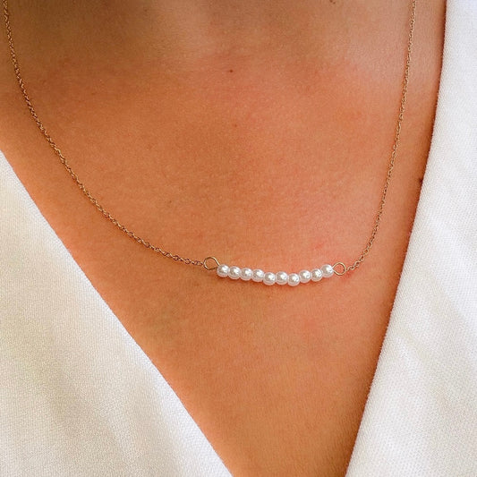 Handmade ‘Calm’ Pearl Necklace