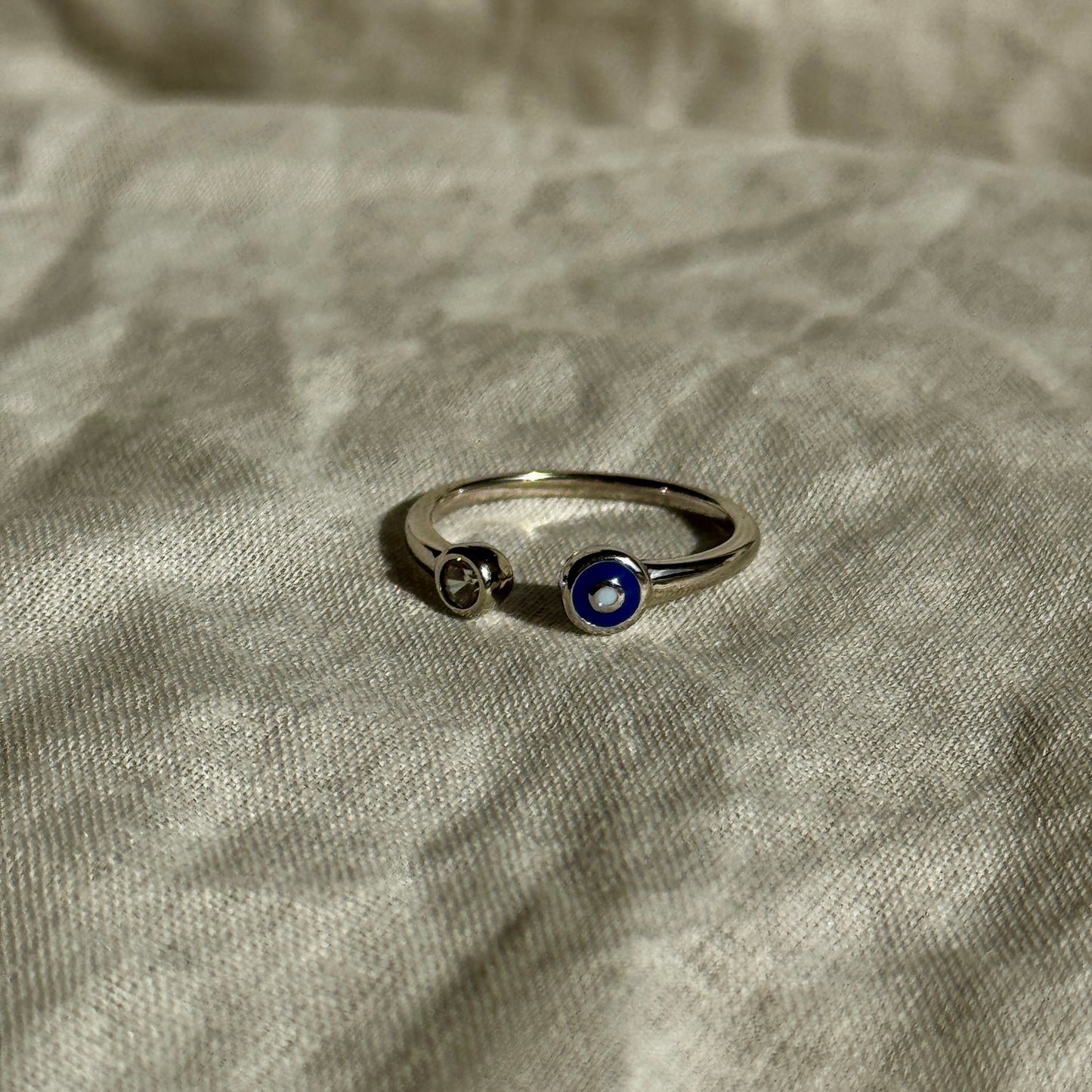 Evil Eye Open Ring