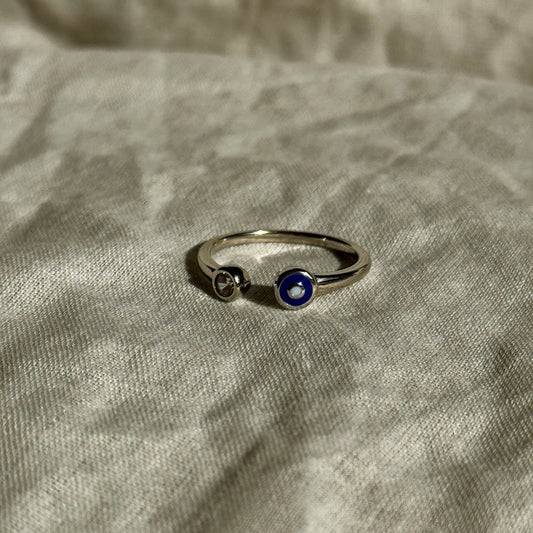 Evil Eye Open Ring