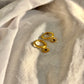 Evil Eye Pavé Mini Hoop Earrings