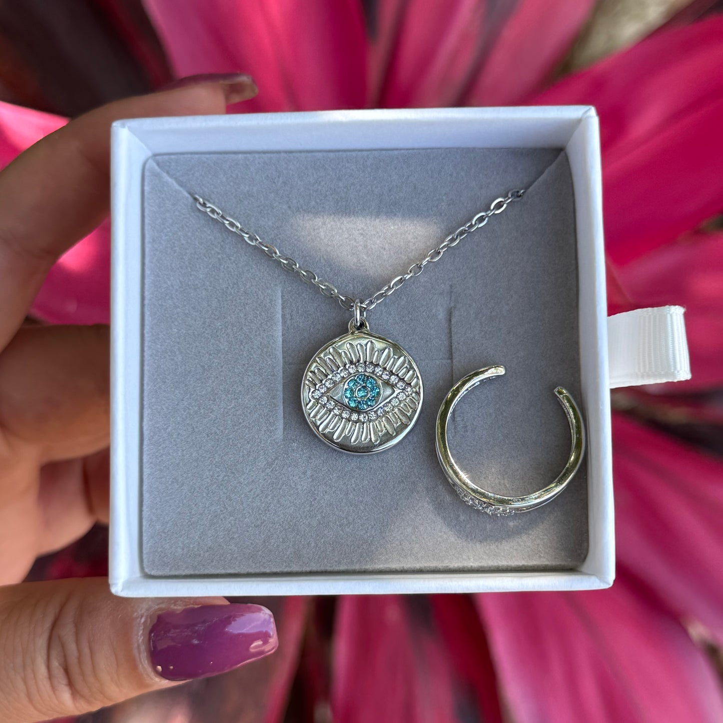 Christmas Evil Eye Charm Set