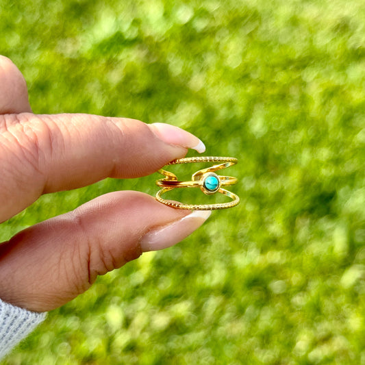 Turquoise Stacker Ring