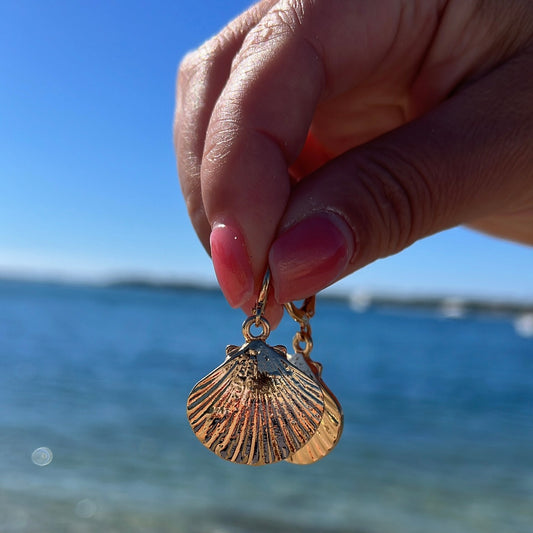 Seashell Coastal Earrings