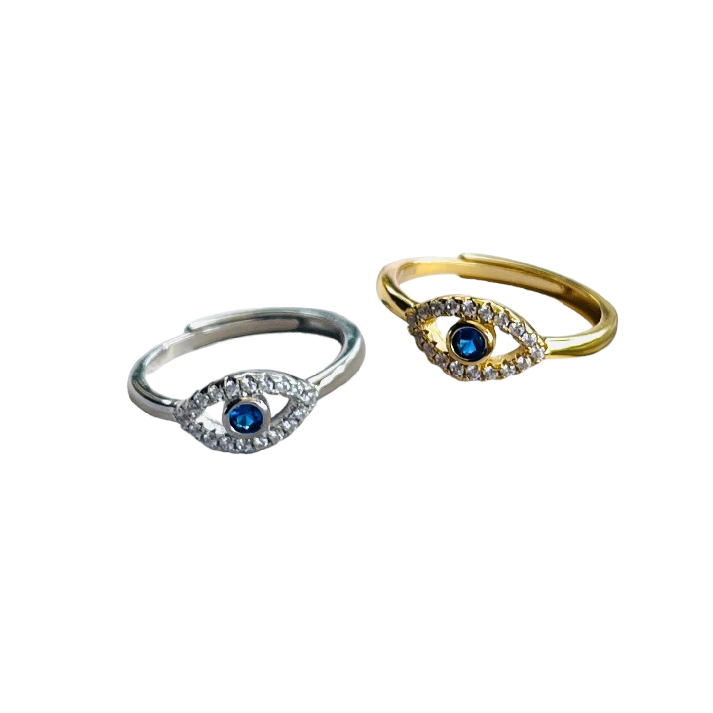 Sterling Evil Eye Ring