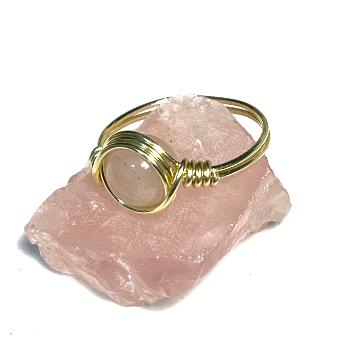 Rose Quartz Spirit Ring