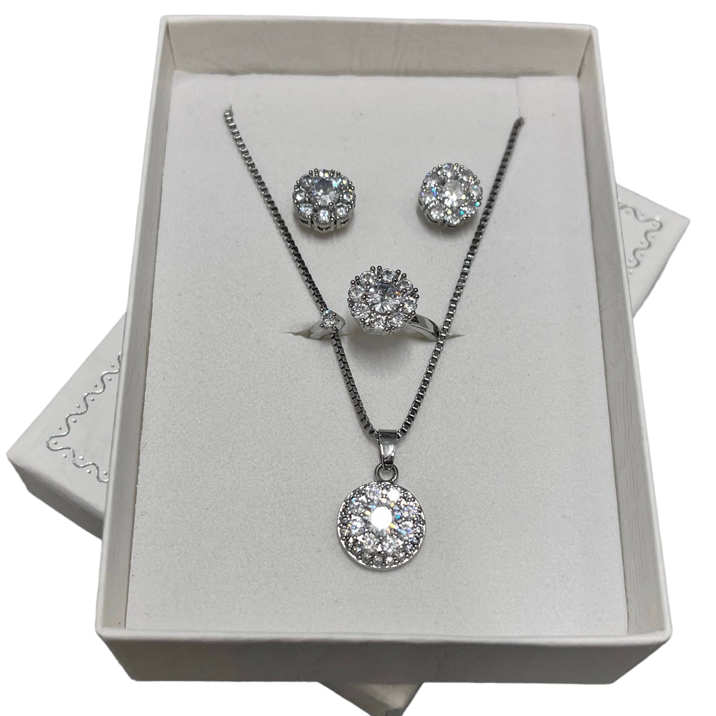 Crystal Spinner Jewellery Set