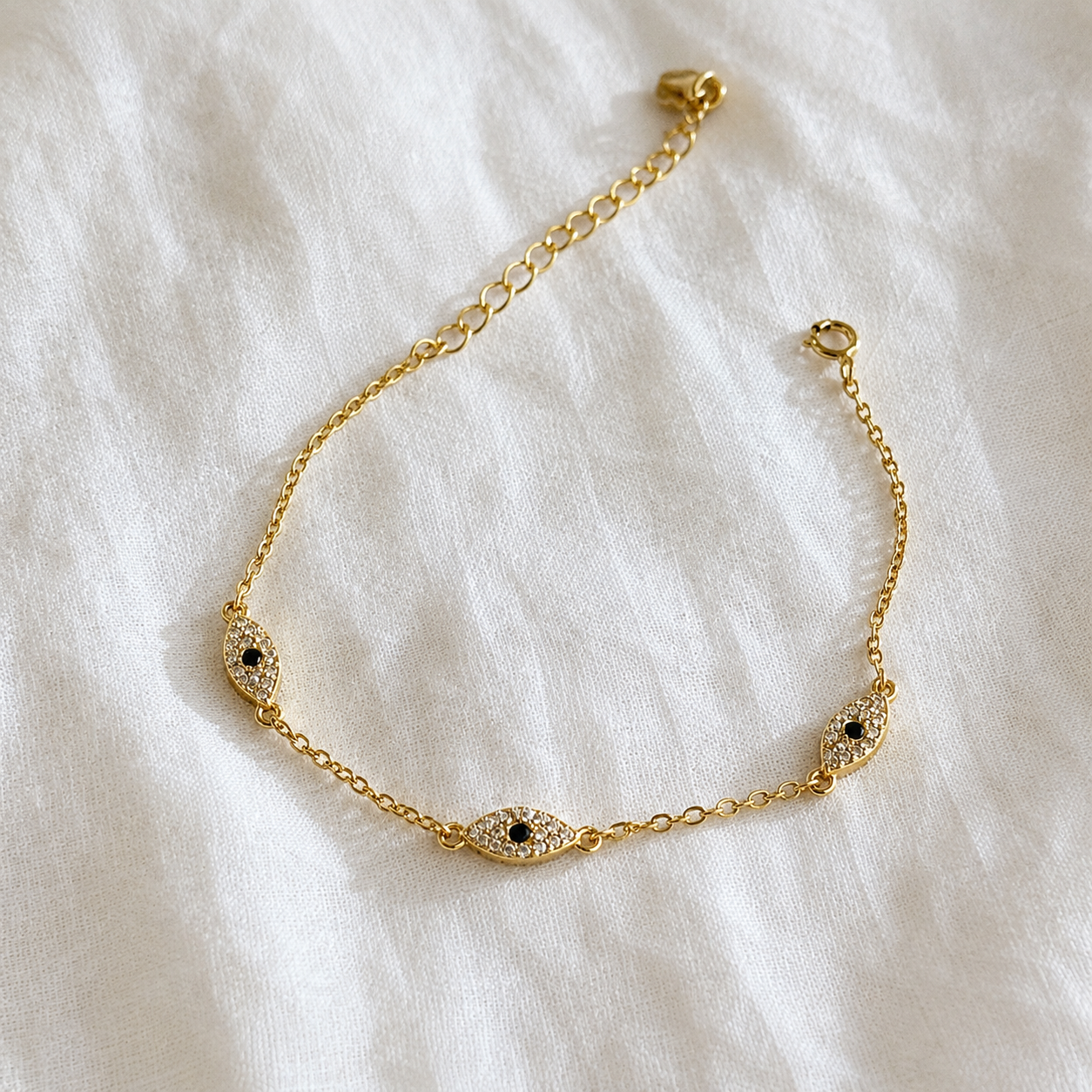 Evil Eye Pavé Bracelet