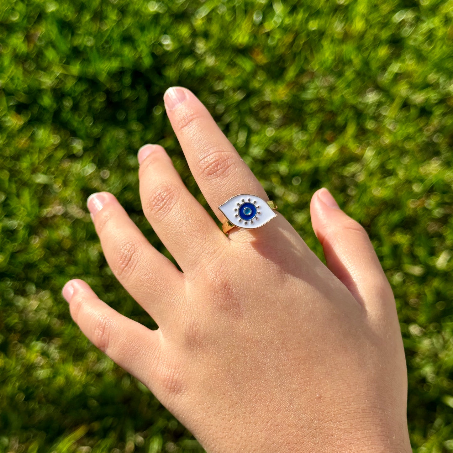 Kids Evil Eye Spinner Ring