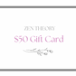 ZEN THEORY E GIFT CARDS