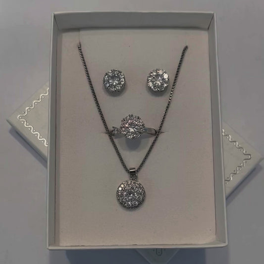 Crystal Spinner Jewellery Set